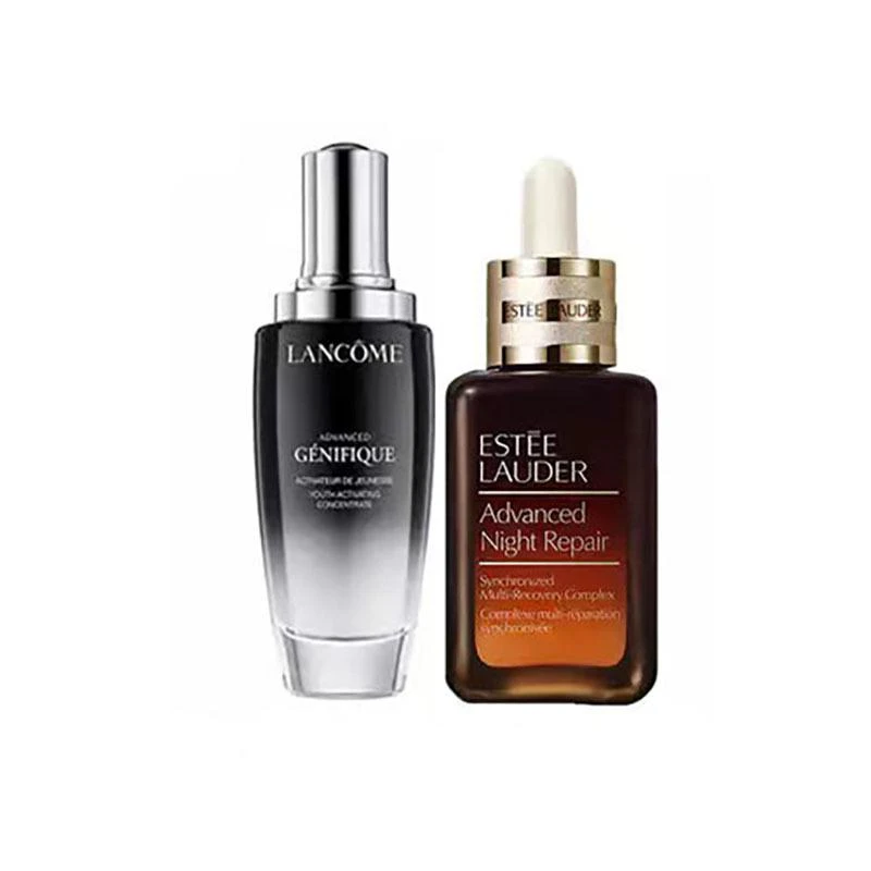 商品Lancôme|Lancome/兰蔻小黑瓶肌底液50ml/100ml+雅诗兰黛小棕瓶50ml/100ml  组合套装,价格¥612,第1张图片