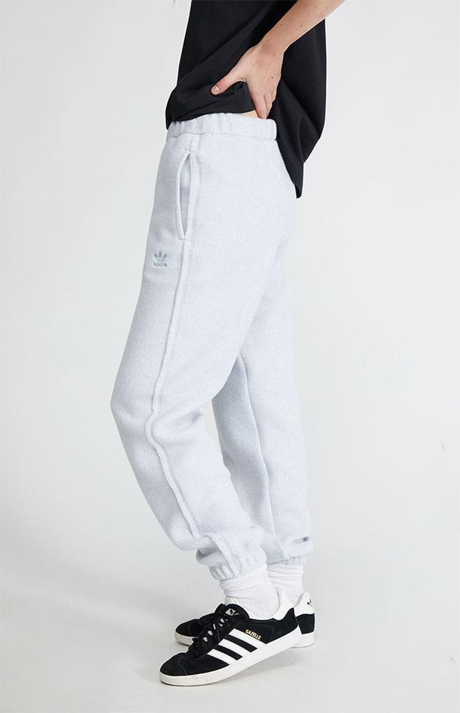 商品Adidas|Adicolor Heather Grey Polar Fleece Sweatpants,价格¥335,第5张图片详细描述
