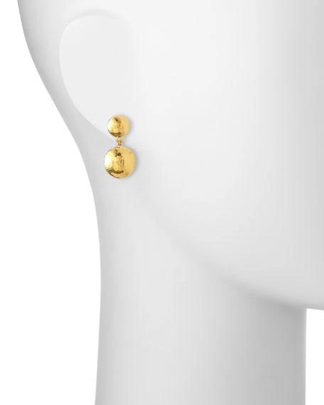商品Gurhan|24K Gold Lentil Drop Earrings,价格¥15594,第2张图片详细描述