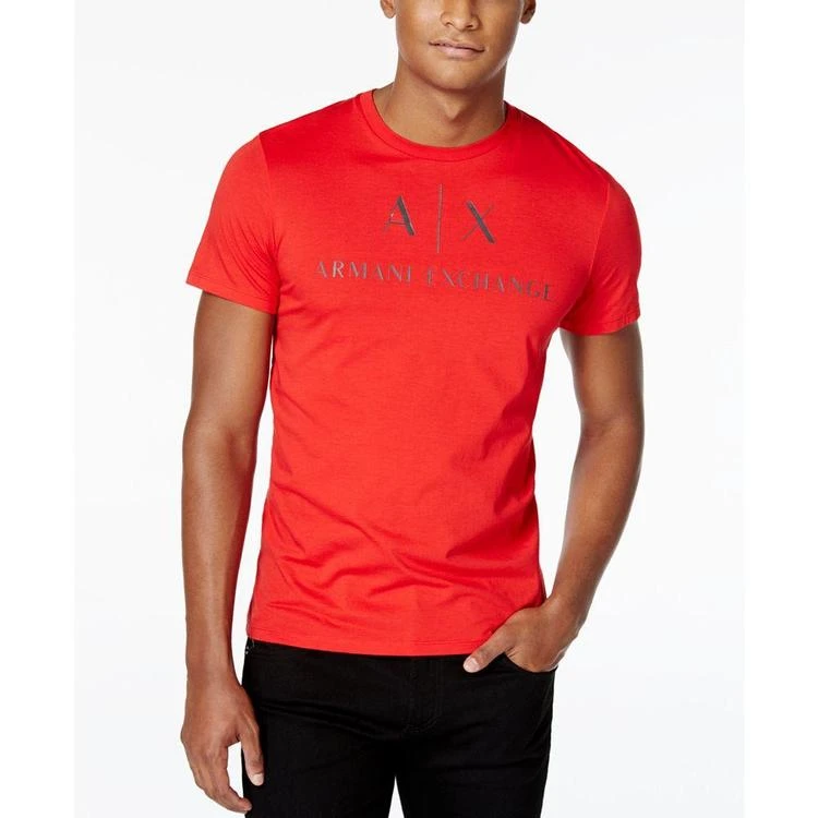 商品Armani Exchange|Men's Core Pirati Graphic-Print Logo T-Shirt,价格¥296,第2张图片详细描述