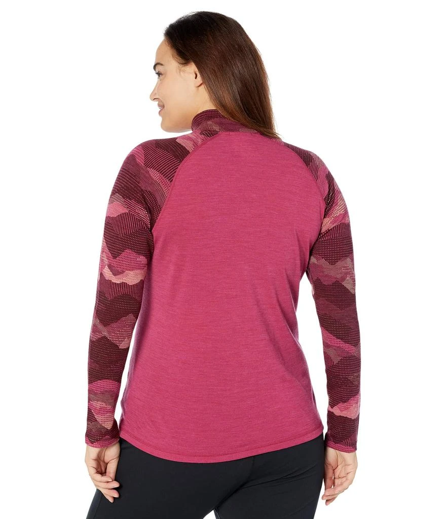 商品SmartWool|Plus Size Classic Thermal Merino Base Layer Pattern 1/4 Zip,价格¥472,第2张图片详细描述