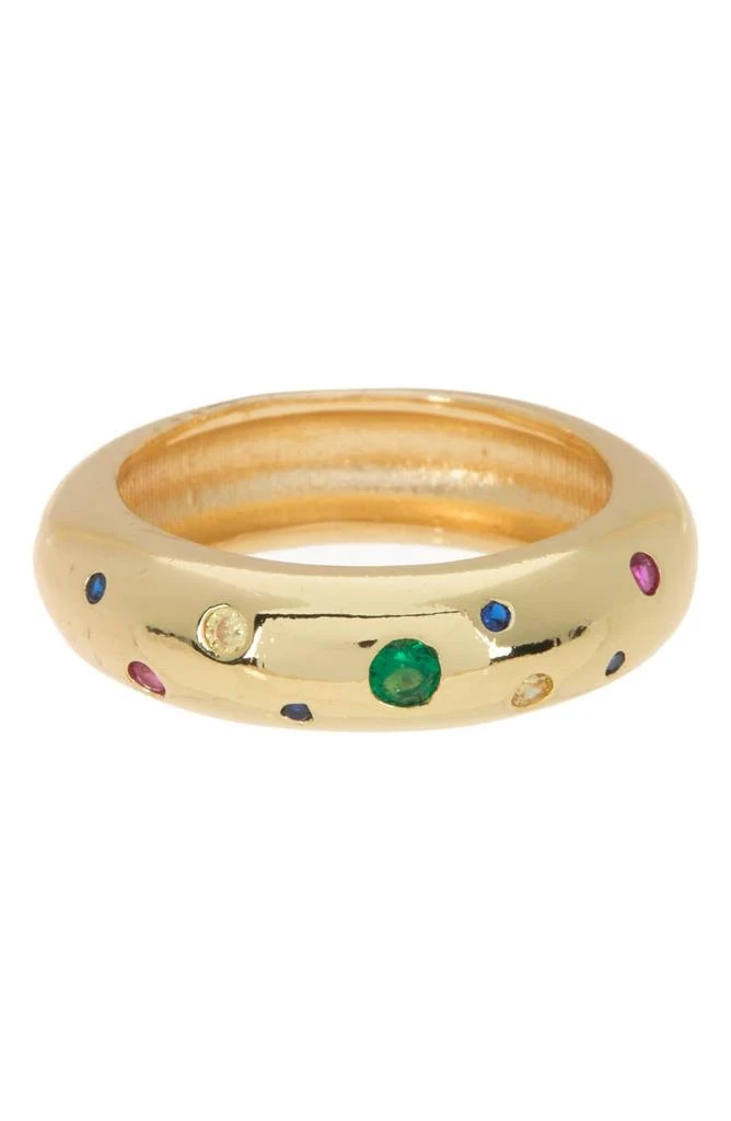 商品Nordstrom|CZ Inlay Wide Band Ring,价格¥46,第1张图片