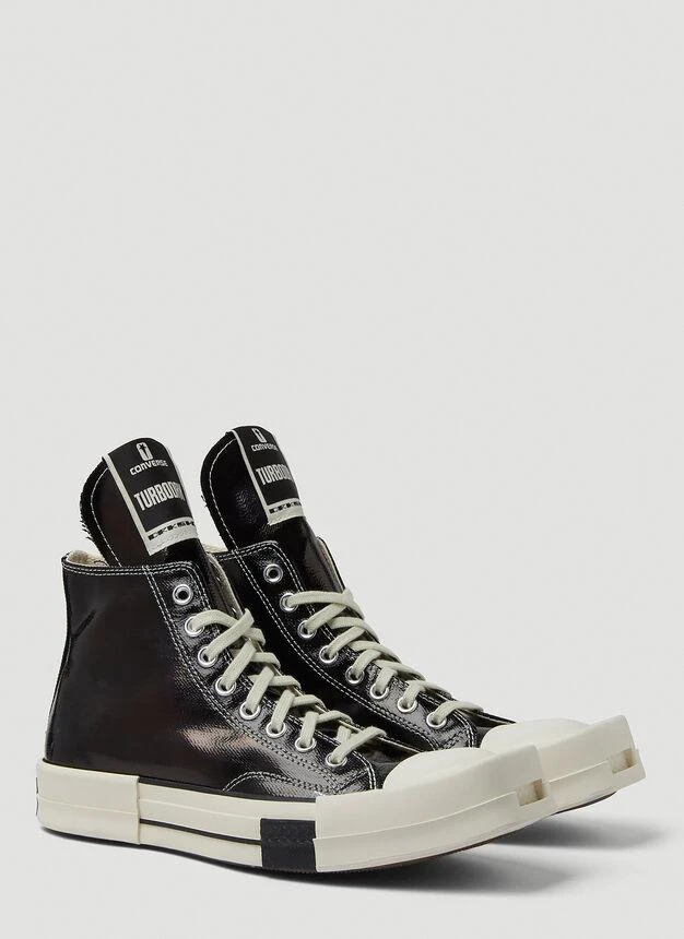 商品Rick Owens|男款 Rick Owens联名Converse Turbodrk High 休闲鞋 黑色,价格¥993,第2张图片详细描述