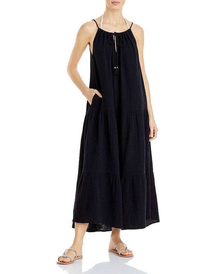 商品Echo Design|Tiered Breeze Maxi Dress Swim Cover-Up,价格¥961,第1张图片