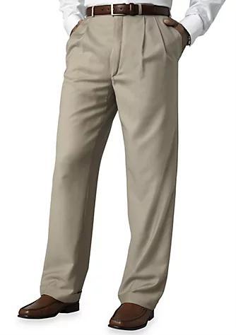 商品Ralph Lauren|Classic Fit Total Comfort Pleated Dress Pants,价格¥398,第1张图片