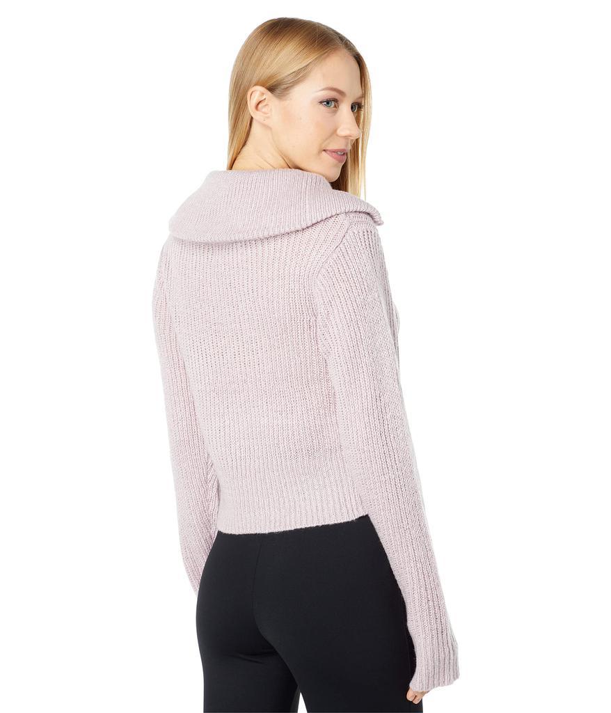 商品BCBG|Zip-Up Twofer Sweater Top U1UX5S15,价格¥283,第4张图片详细描述