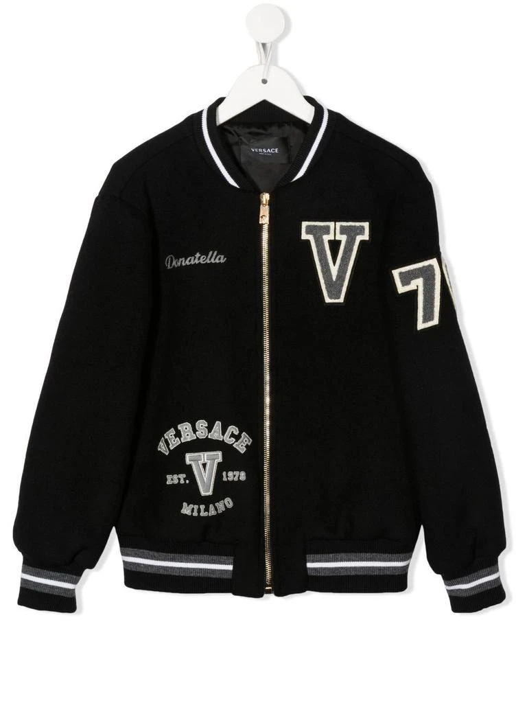 商品Versace|Versace kids varsity jacket,价格¥2126,第1张图片