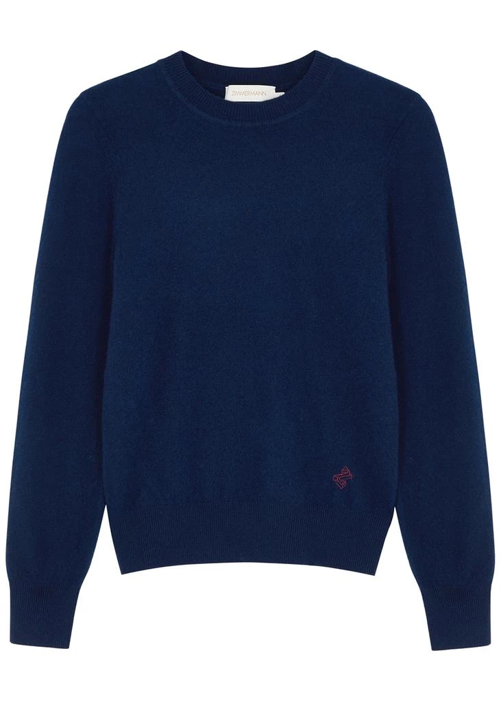 商品Zimmermann|Logo-embroidered cashmere jumper,价格¥4455,第1张图片