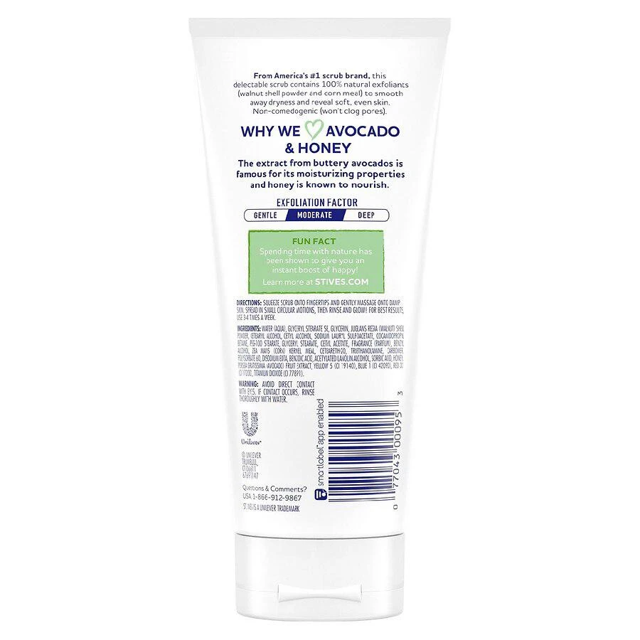 商品St. Ives|Soft Skin Face Scrub Avocado and Honey,价格¥45,第2张图片详细描述