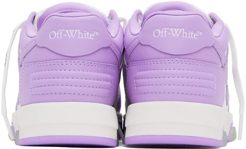 商品Off-White|Purple & White Out Of Office Sneakers,价格¥3049,第2张图片详细描述