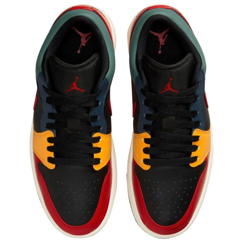 商品Jordan|Jordan AJ 1 Low “black multi”黄黑黄复古低帮篮球鞋,价格¥974,第4张图片详细描述