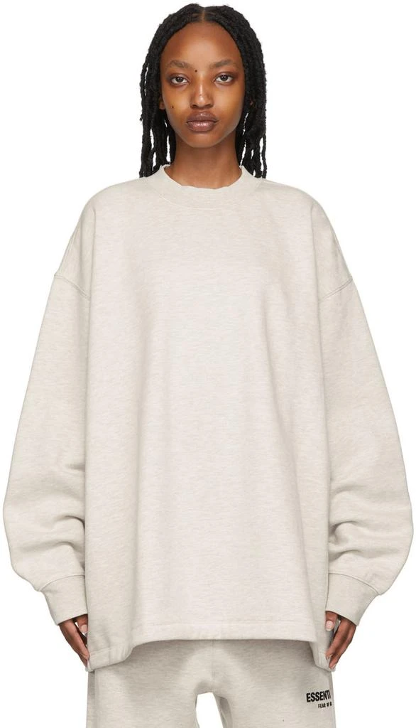 商品Essentials|Off-White Relaxed Sweatshirt,价格¥205,第1张图片