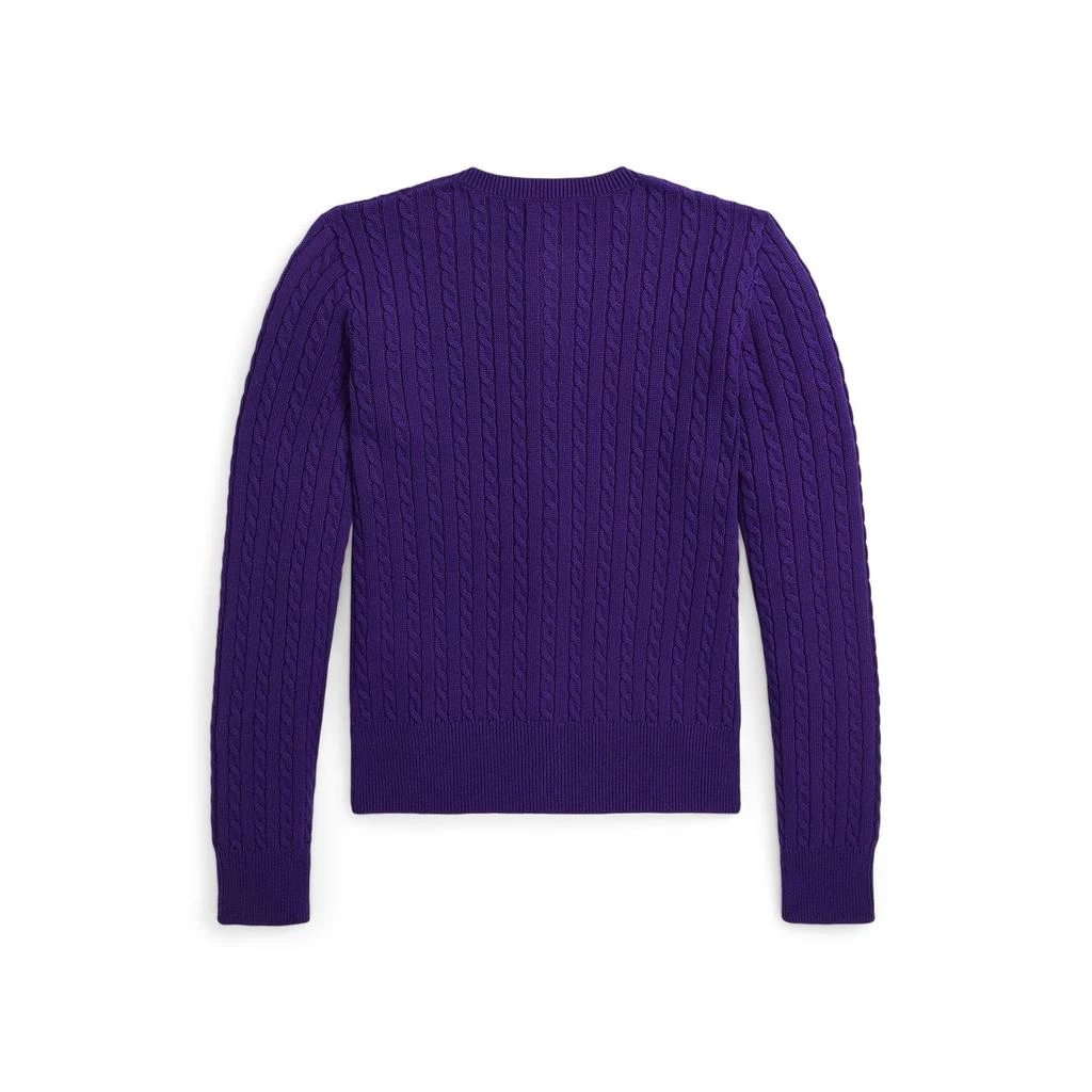 商品Ralph Lauren|Polo Bear Mini-Cable Cotton Cardigan (Big Kids),价格¥296,第2张图片详细描述