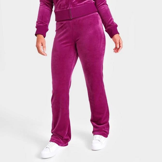 商品Juicy Couture|Women's Juicy Couture OG Big Bling Velour Track Pants,价格¥598,第3张图片详细描述