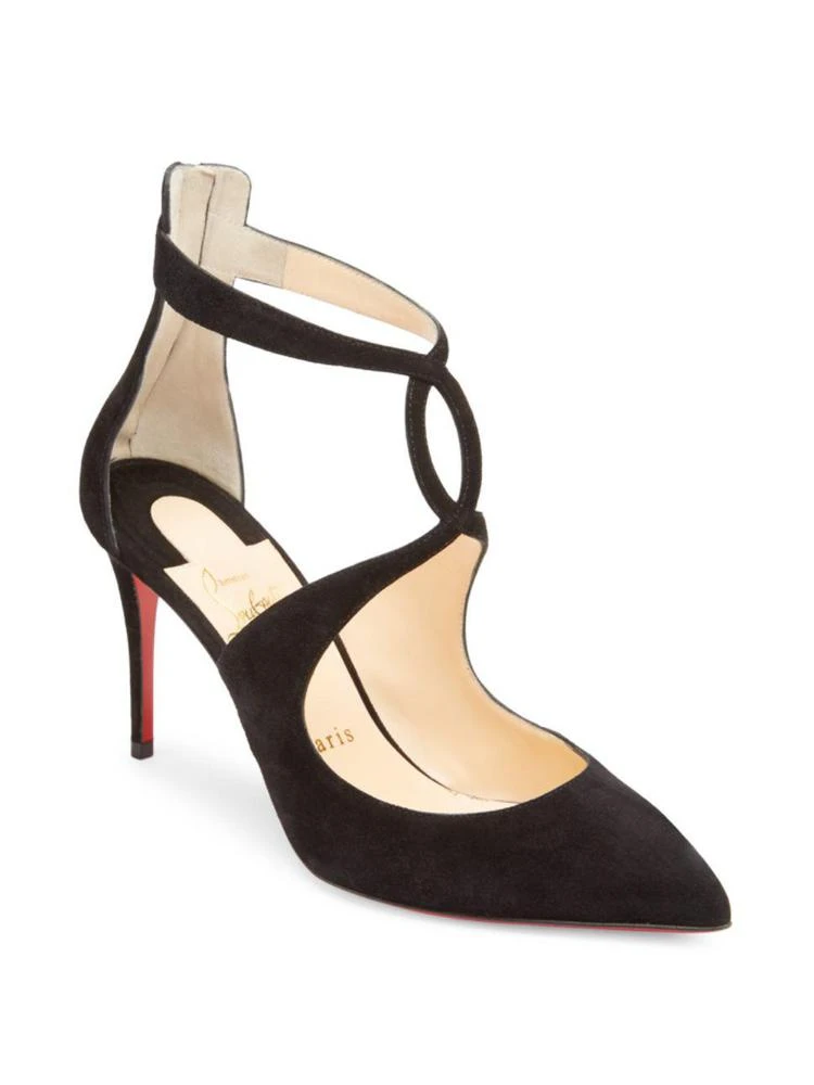 商品Christian Louboutin|Rosas 85 麂皮高跟鞋,价格¥6684,第1张图片