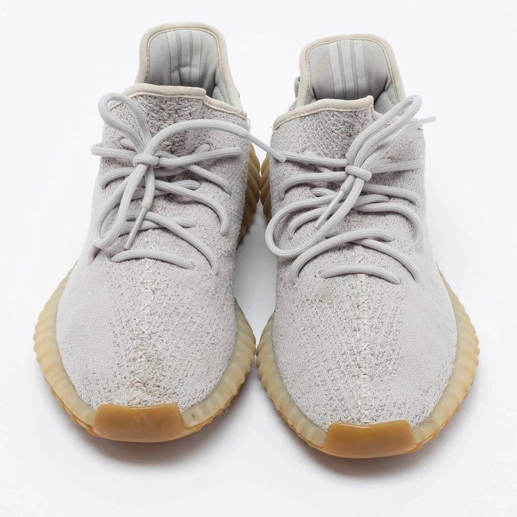 商品[二手商品] YEEZY|Yeezy x Adidas Grey Knit Fabric Boost 350 V2 Sesame Sneakers Size 44 2/3,价格¥2506,第3张图片详细描述
