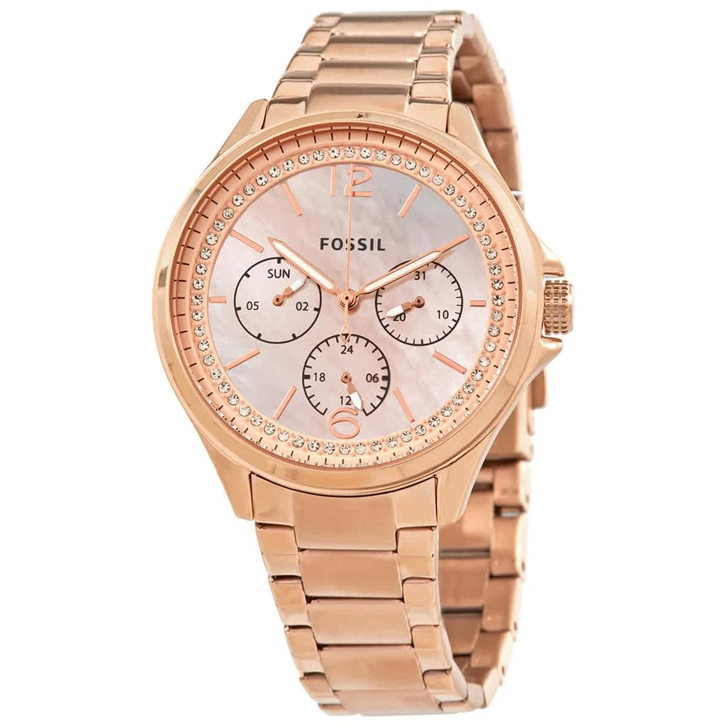 商品Fossil|Sadie Chronograph Quartz Pink Dial Ladies Watch ES4779,价格¥581,第1张图片