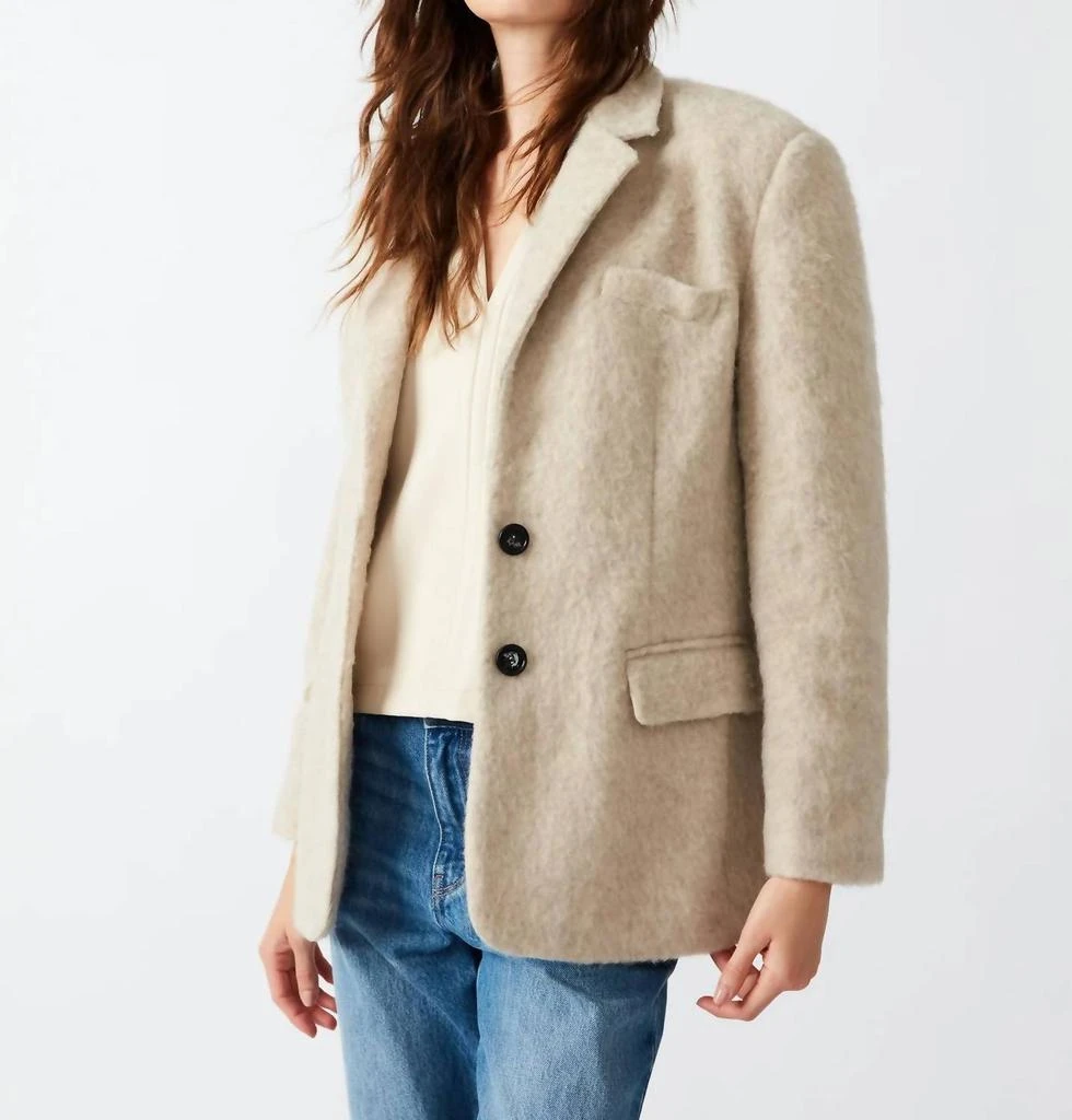 商品Steve Madden|Nana Blazer Coat In Cream,价格¥577,第3张图片详细描述