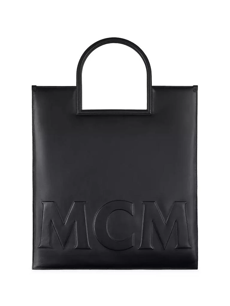 商品MCM|Extra Large Aren Leather Tote Bag,价格¥12411,第2张图片详细描述