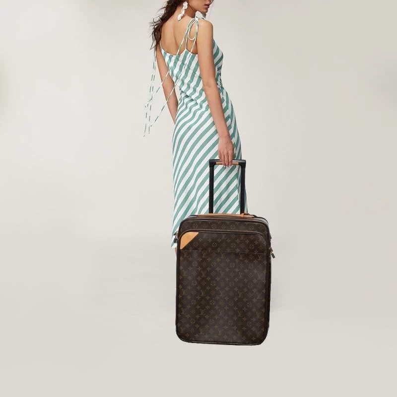 商品[二手商品] Louis Vuitton|Louis Vuitton Monogram Canvas Business Pegase Legere 55 Luggage,价格¥13891,第2张图片详细描述