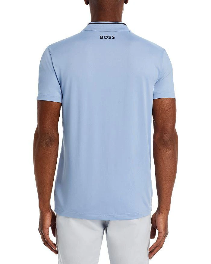 商品Hugo Boss|Paddytech Stretch Logo Print Regular Fit Polo Shirt,价格¥671,第4张图片详细描述