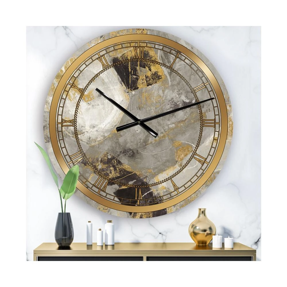 商品Designart|Glam Oversized Metal Wall Clock,价格¥1489,第2张图片详细描述