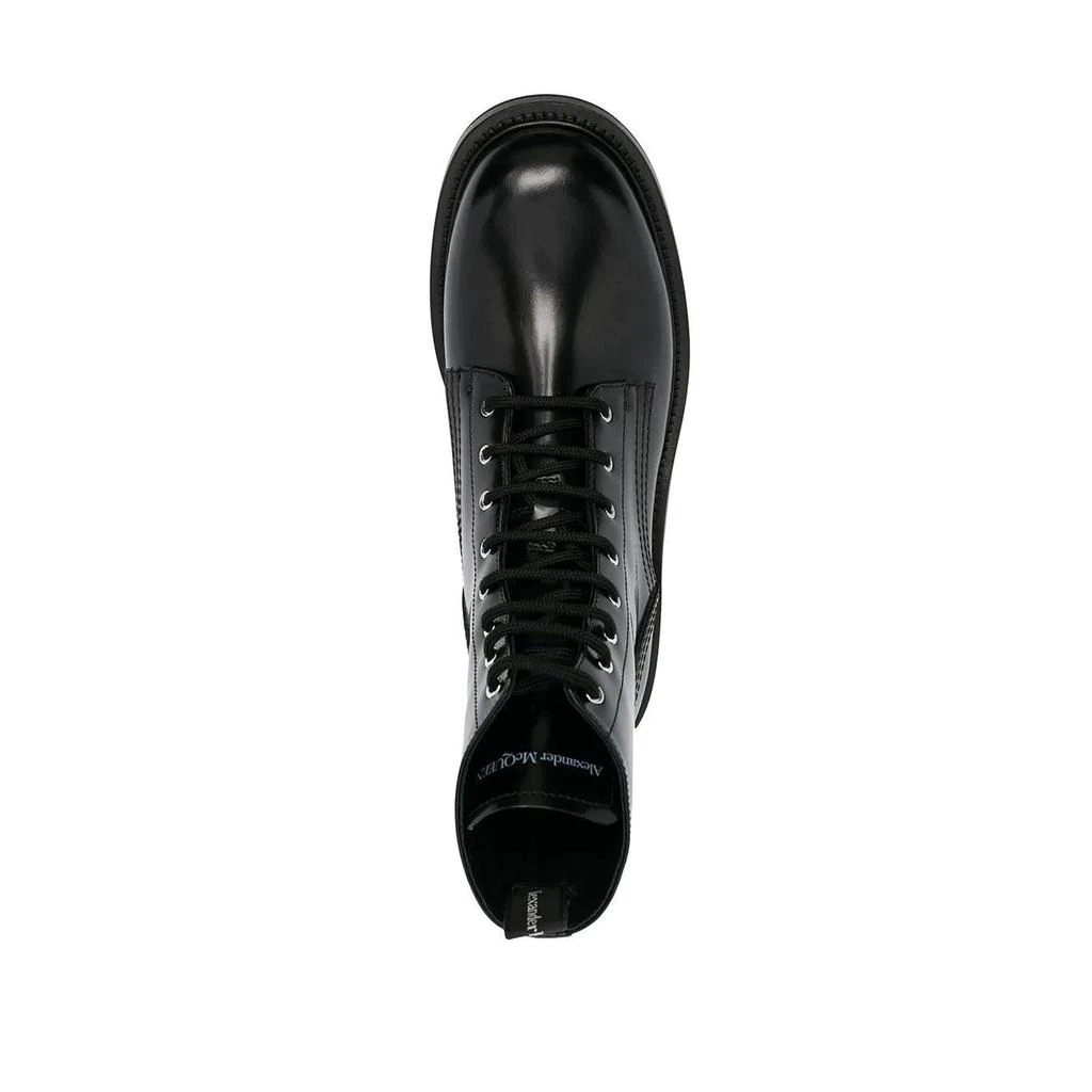 商品Alexander McQueen|Alexander Mcqueen Lace Leather Boots,价格¥2556,第4张图片详细描述
