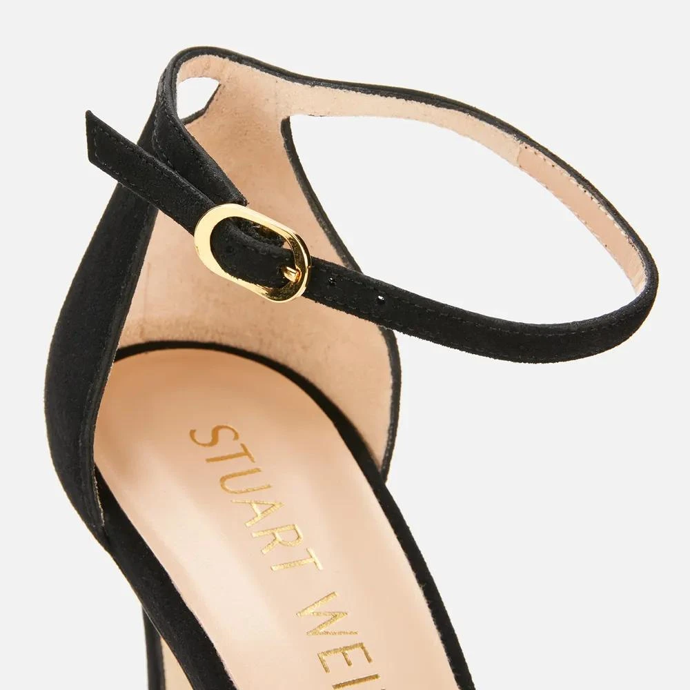 商品Stuart Weitzman|Stuart Weitzman Women's Nudistsong Suede Heeled Sandals,价格¥1442,第4张图片详细描述