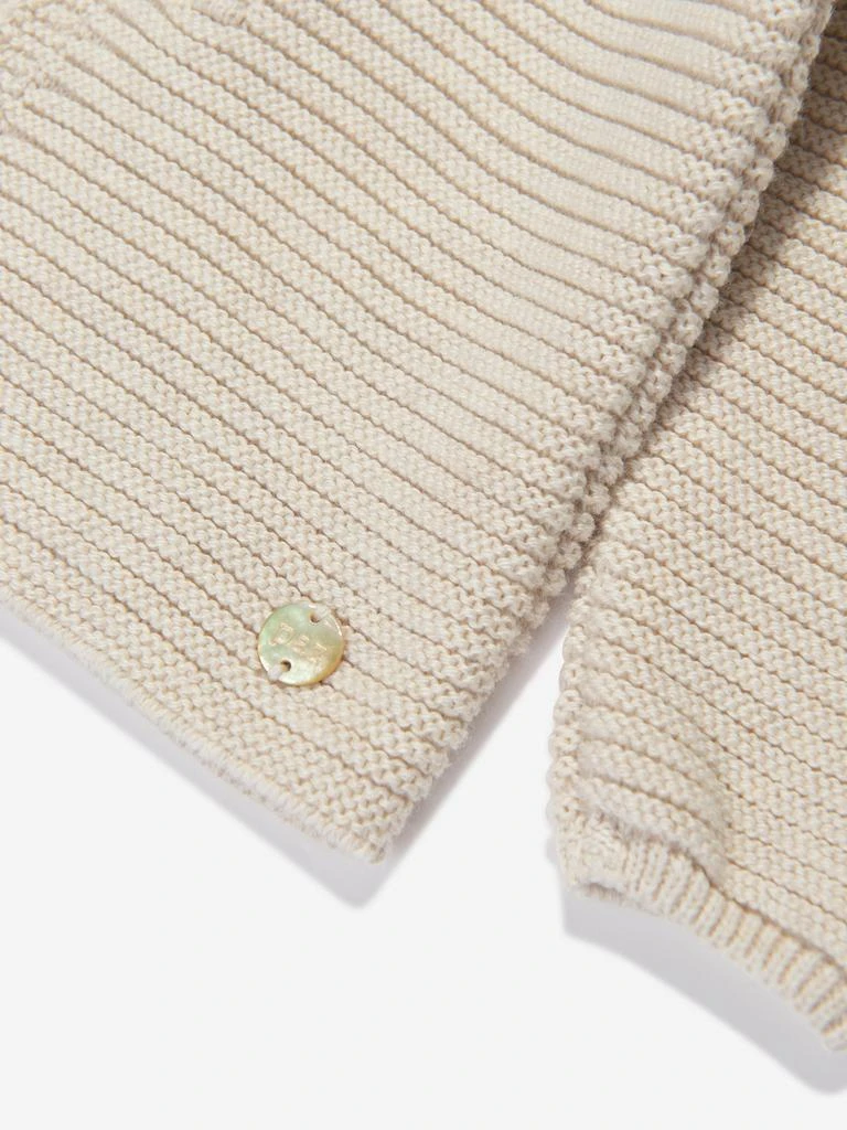 商品Paz Rodriguez|Baby Knitted Cardigan in Beige,价格¥436,第4张图片详细描述
