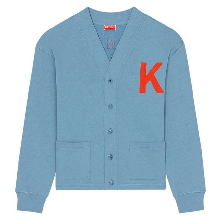 商品Kenzo|Varsity Jungle Elephant Embroidered Cardigan,价格¥1449,第1张图片