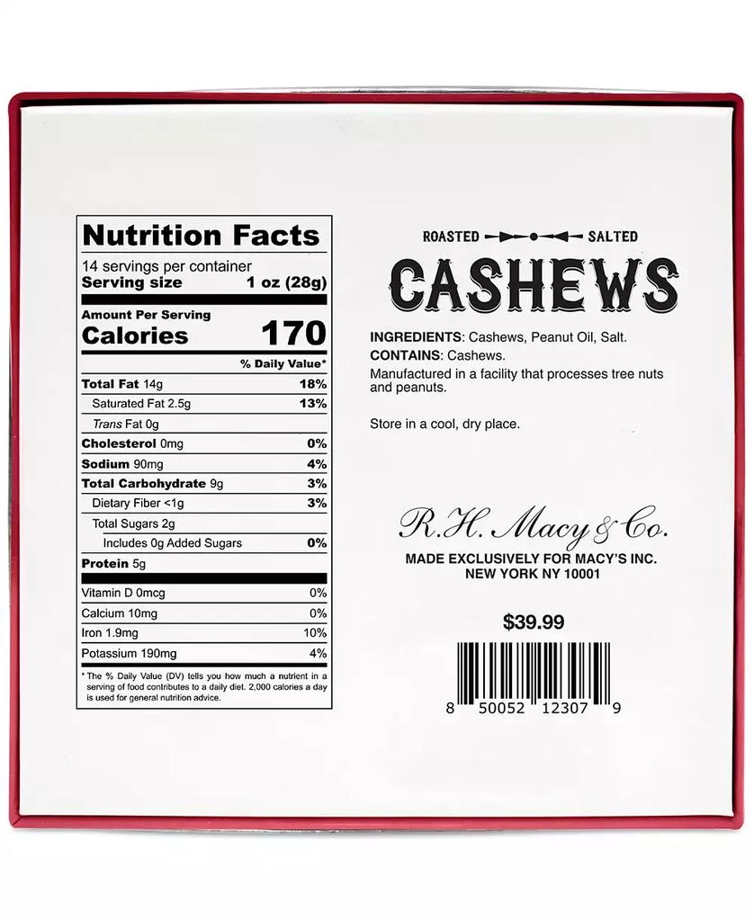 商品R.H. Macy & Co.|Holiday Jumbo Cashews Gift Box, 14 oz,价格¥135,第4张图片详细描述