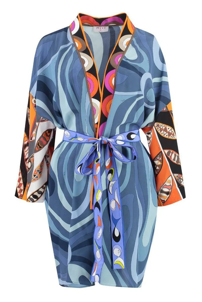 商品Pucci|Pucci Coats & Jackets in Blue,价格¥8141,第1张图片