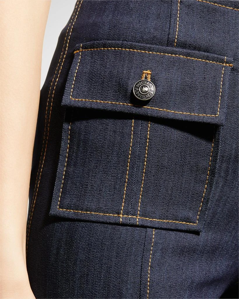 商品Cinq a Sept|Azure Wide-Leg Stitched Pants,价格¥2294,第5张图片详细描述