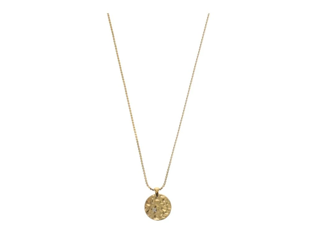 商品Chan Luu|Champagne Diamond Gold Coin Necklace,价格¥681,第1张图片