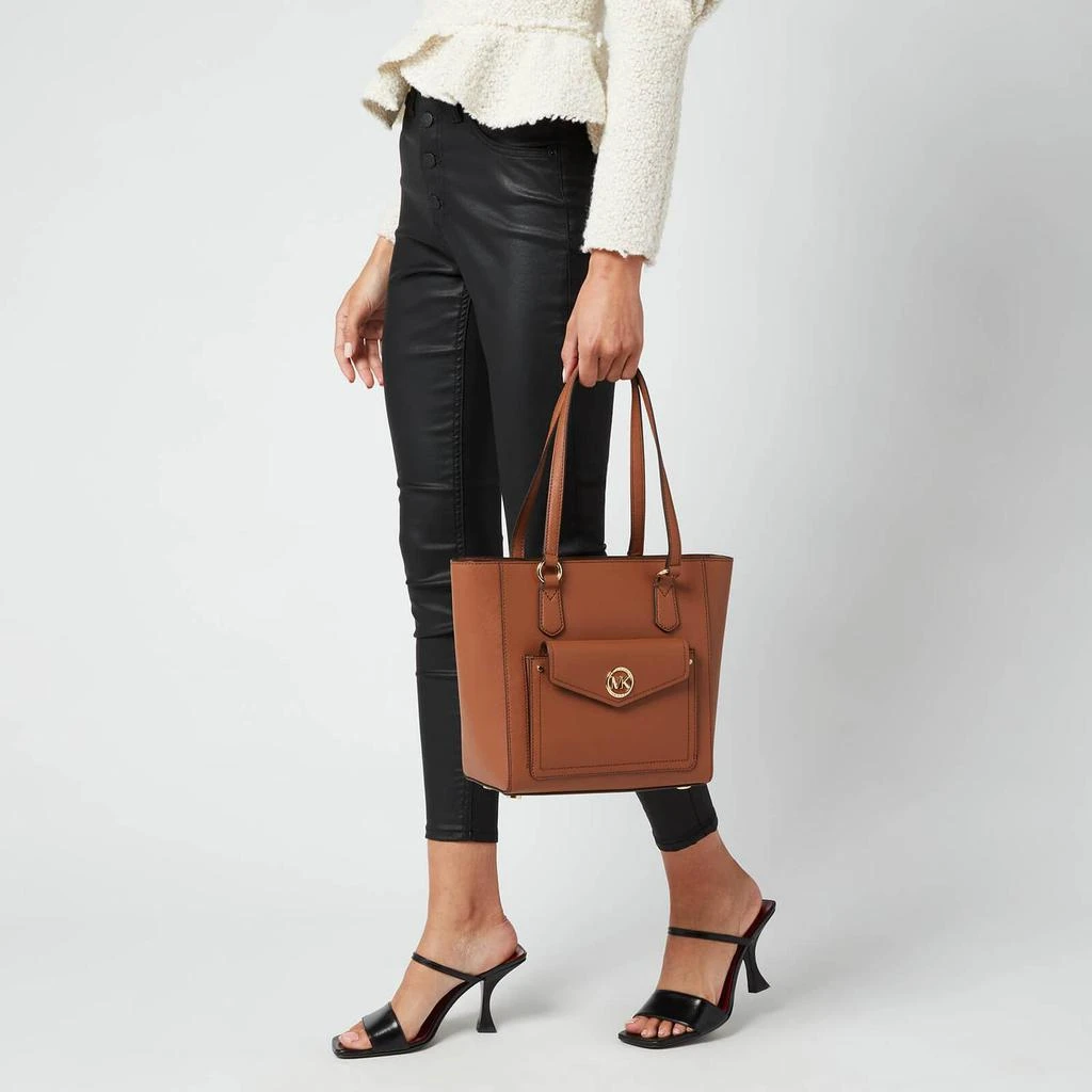 商品Michael Kors|MICHAEL Michael Kors Women's Joey Md Pocket Tote Bag - Luggage,价格¥1302,第1张图片