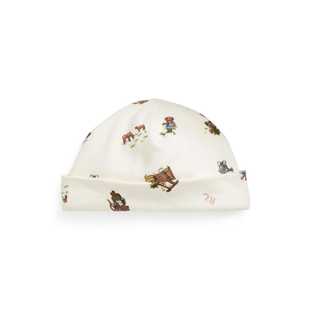 商品Ralph Lauren|Baby Girls Polo Bear Interlock Hat,价格¥58,第1张图片