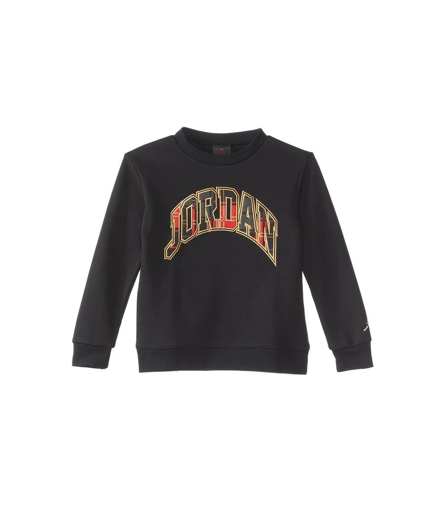 商品Jordan|Essentials Plaid Crew Sweatshirt (Toddler),价格¥317,第1张图片