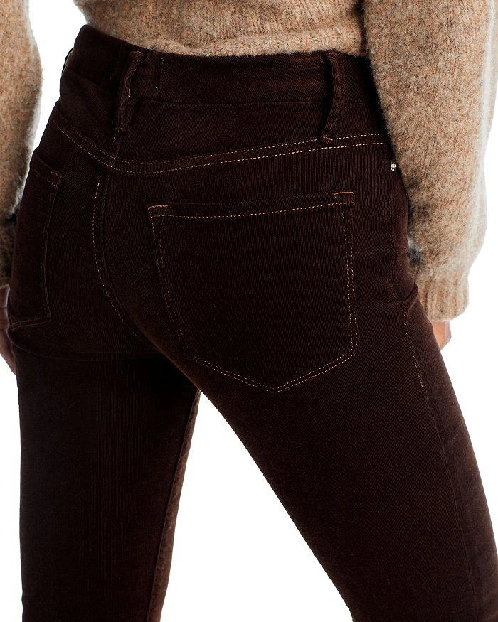 商品FRAME|Le Crop Mini Bootcut Corduroy Jeans in Espresso,价格¥1137,第4张图片详细描述