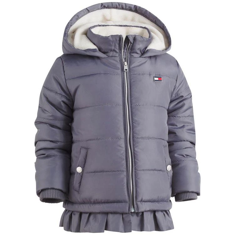 商品Tommy Hilfiger|女幼童连帽羽绒服,价格¥222,第1张图片