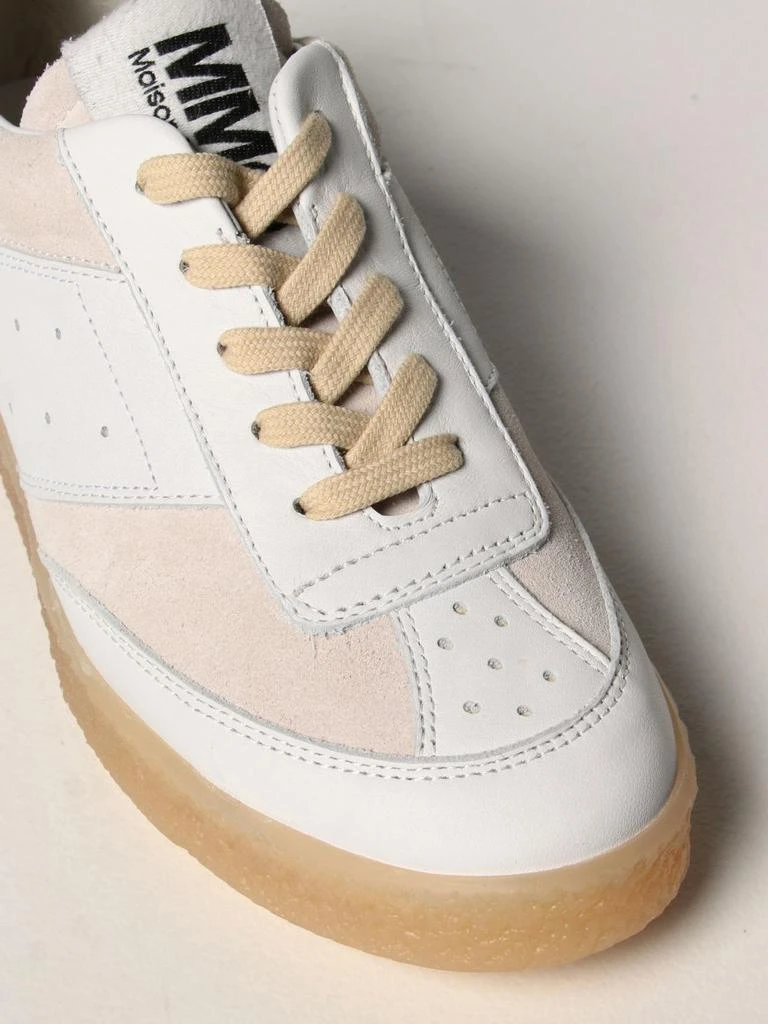 商品MAISON MARGIELA|Mm6 Maison Margiela sneakers in leather and suede,价格¥2758,第4张图片详细描述