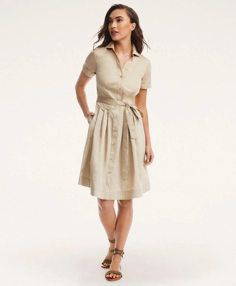 商品Brooks Brothers|Belted Shirt Dress,价格¥1156,第1张图片