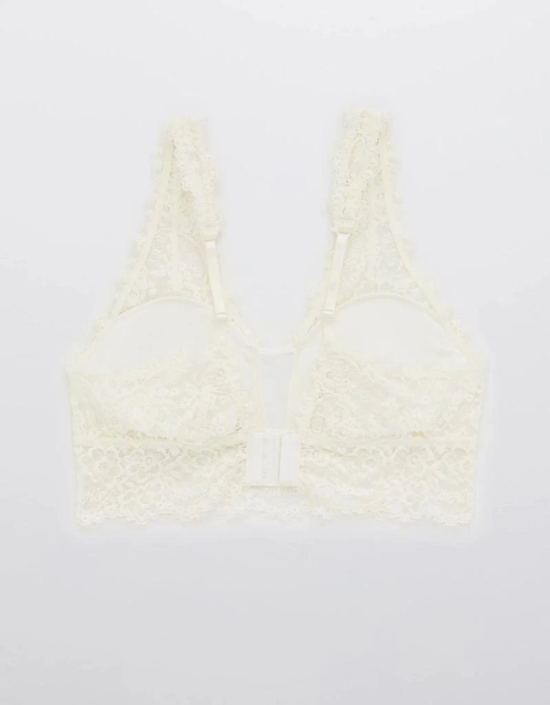 商品Aerie|Aerie Eyelash Lace Padded Plunge Bralette,价格¥121,第5张图片详细描述