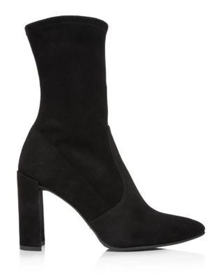 商品Stuart Weitzman|Clinger 尖头踝靴,价格¥2129,第2张图片详细描述