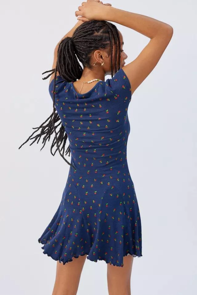 商品Urban Outfitters|UO Maureen Henley Mini Dress,价格¥153,第2张图片详细描述