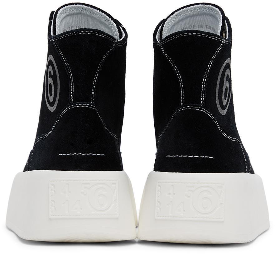 商品MAISON MARGIELA|Black Suede 6 Sneakers,价格¥3550,第4张图片详细描述