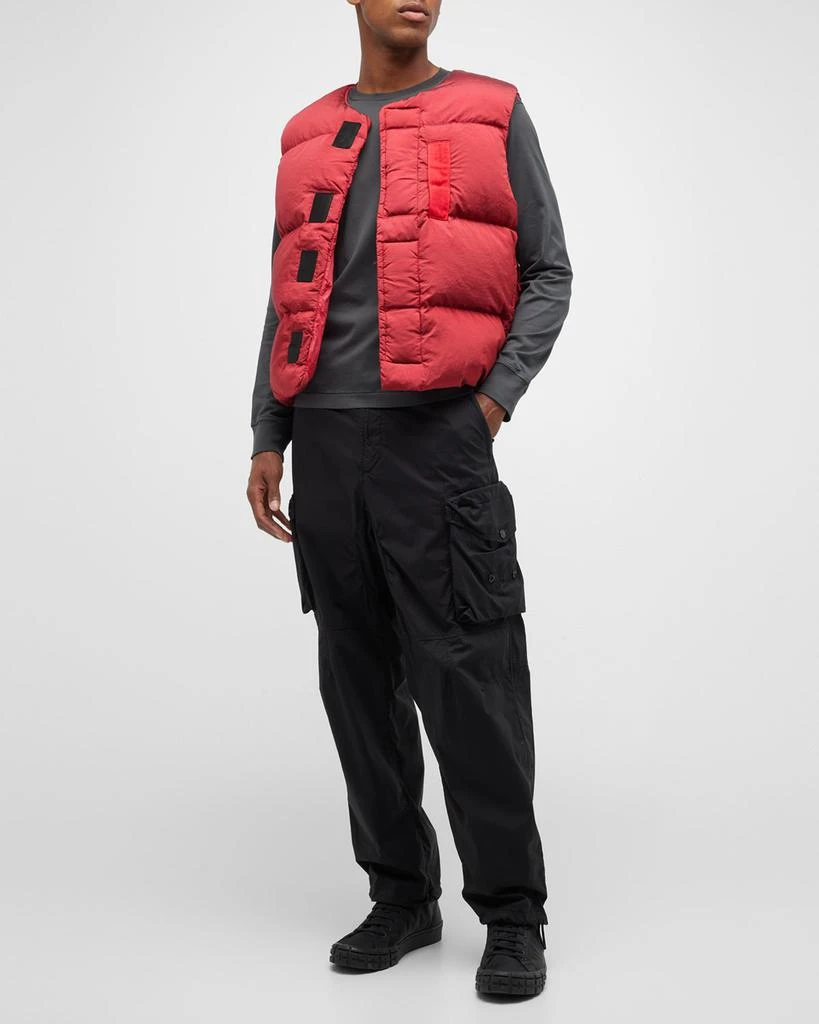 商品Stone Island|Men's Nylon Grip-Strap Puffer Vest,价格¥2518,第3张图片详细描述