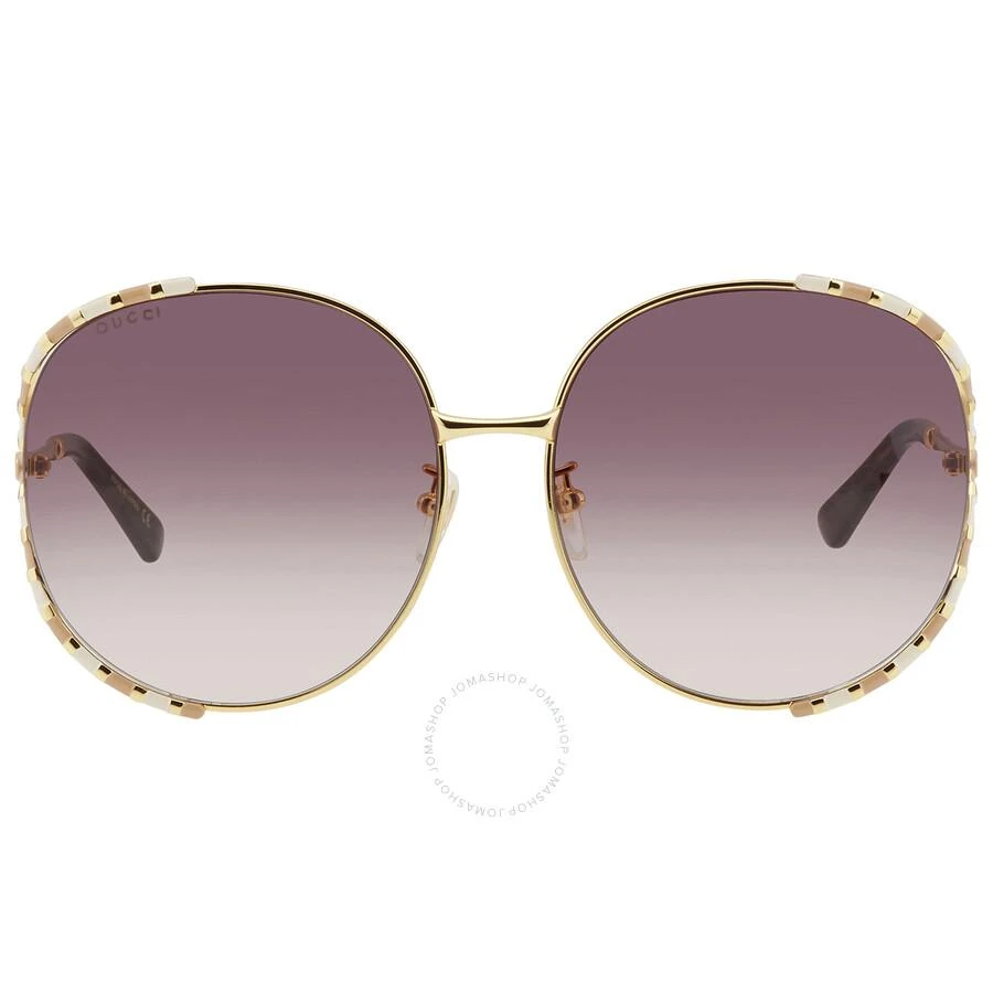 商品Gucci|Brown Gradient Ladies Sunglasses GG0595S 008 64,价格¥1188,第1张图片