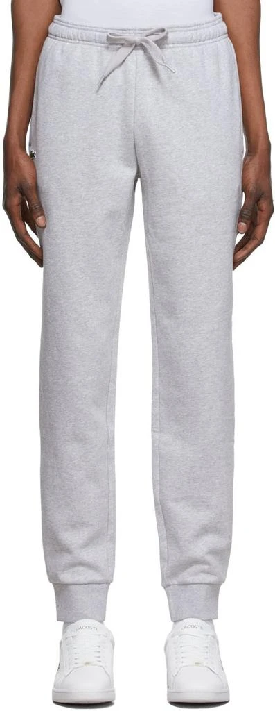 商品Lacoste|Grey Cotton Lounge Pants,价格¥299,第1张图片