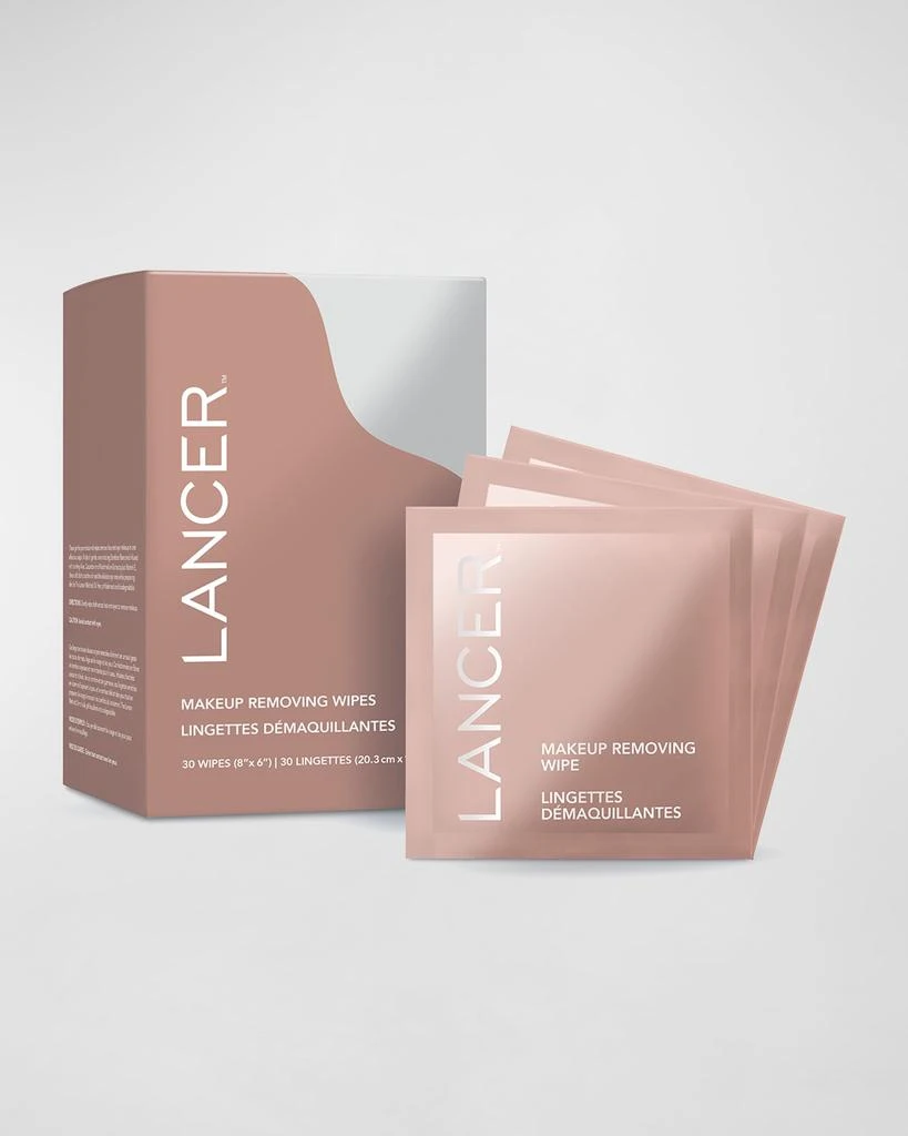 商品Lancer|Makeup Removing Wipes, 30 Count,价格¥348,第1张图片