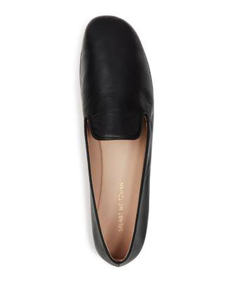 商品Stuart Weitzman|Women's Myguy Leather Smoking Slippers,价格¥1474,第3张图片详细描述